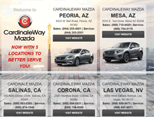 Tablet Screenshot of cardinalewaymazda.com